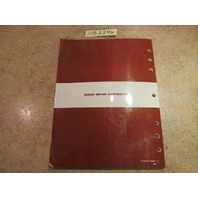 Suzuki Outboard DF9.9/15 4-Stroke Service Manual 2005 Model