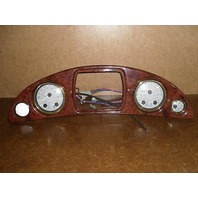 8 gauge dash panel 26x7.75" pontoon boat Faria gauges
