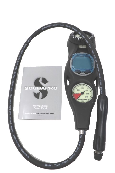 ScubaPro Aladin ONE Three Gauge Inline Computer Console ScubaPro Aladin ONE Three Gauge Inline Computer Console