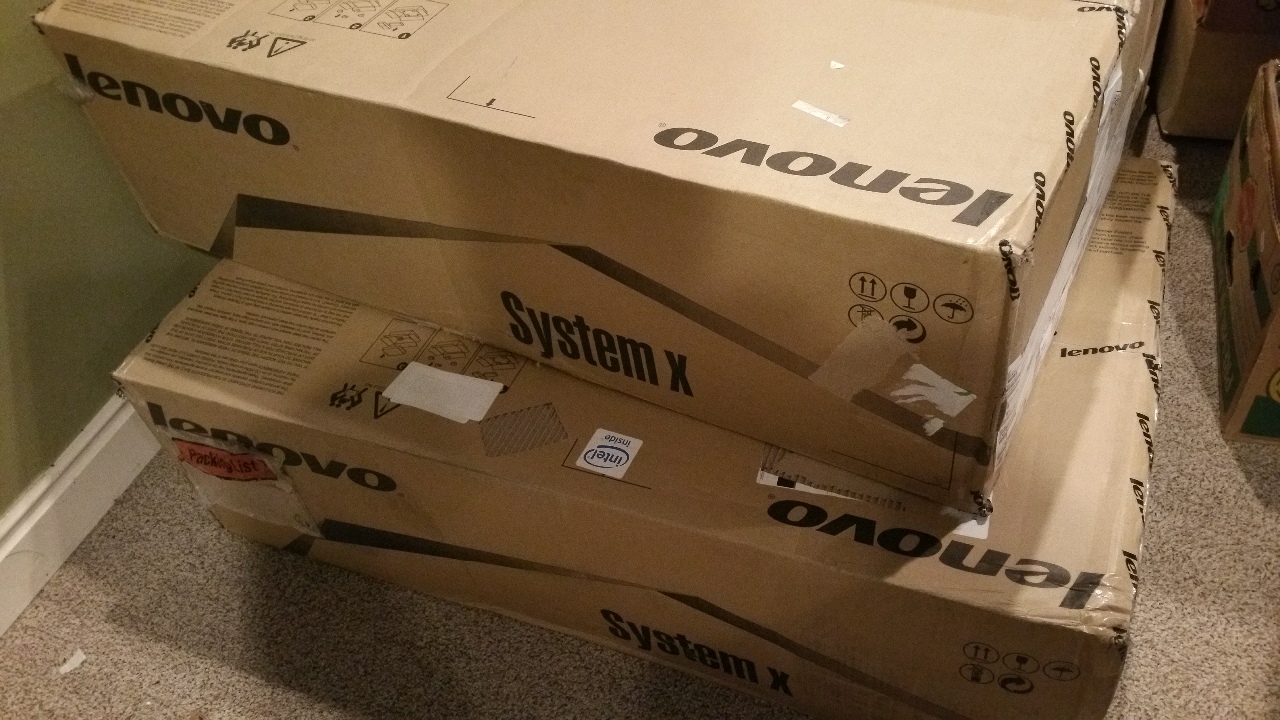 IBM LENOVO X3650 M5 SERVER 5462-AC1 2620V3 2.3GHZ 480GB SATA SSD M500DC &  4*2TB