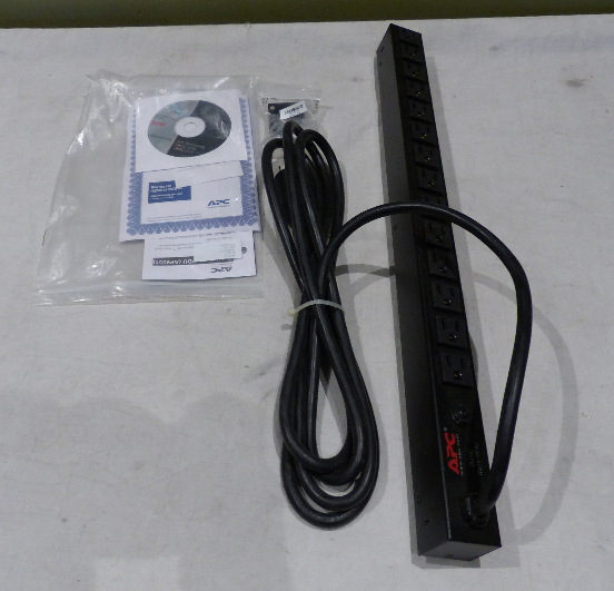 APC 14 SOCKET POWER STRIP BASIC RACK PDU AP9551 AC 120V 16A MDG Sales