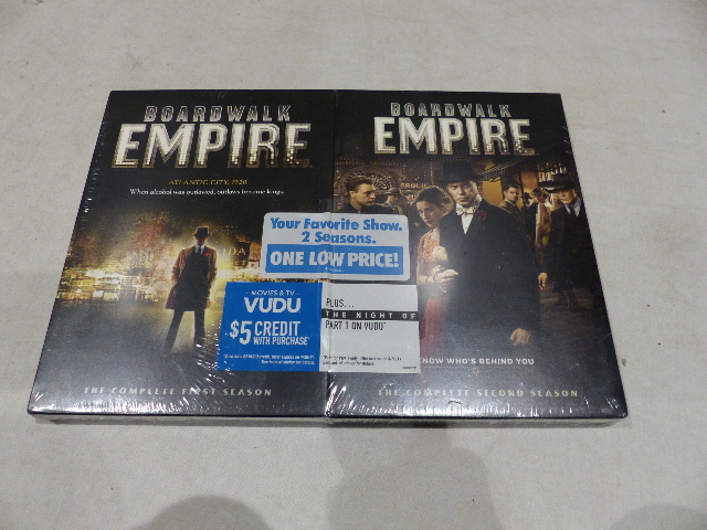 BOARDWALK EMPIRE: THE COMPLETE FIRST AND SECOND SEASONS (1 & 2) DVD SET NEW