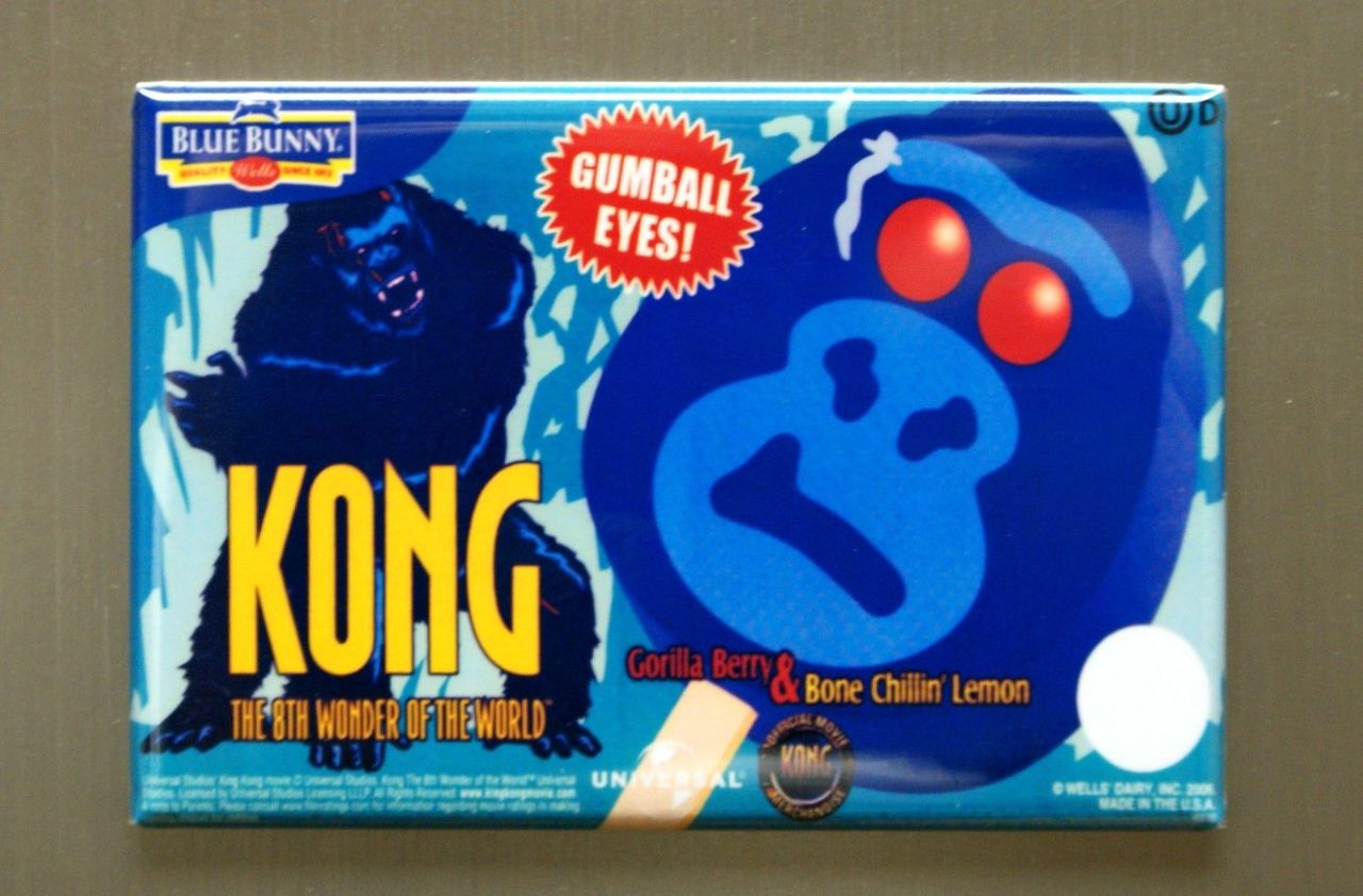 Blue Bunny Kong 8th Wonder of the World Popsicle Refrigerator Fridge
