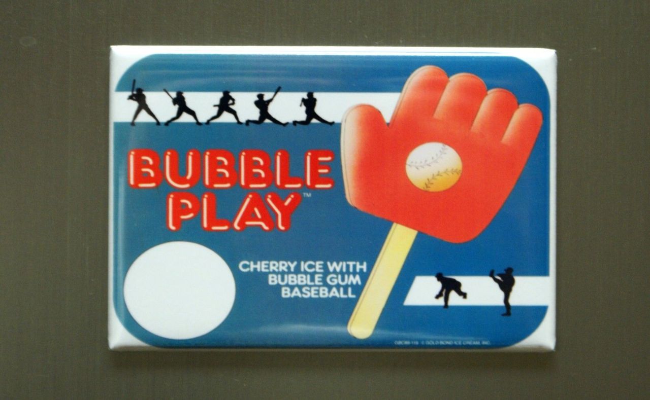 Bubble Play Cherry Ice Treat Refrigerator Fridge Ice Cream Baseball J2 The Wild Robot
