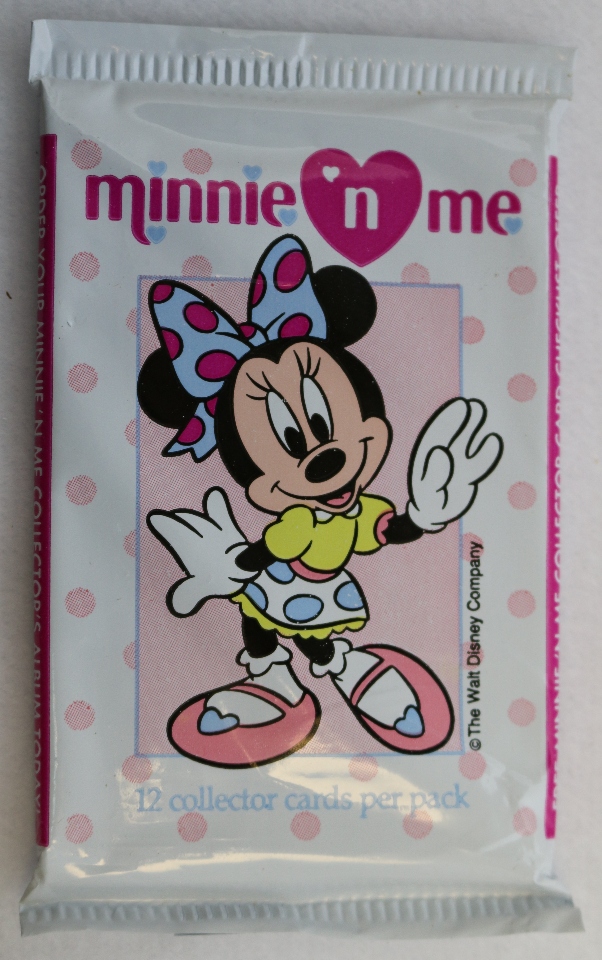 3 Packs Of Vintage Disney Minnie N Me Trading Cards Collectors Mickey 