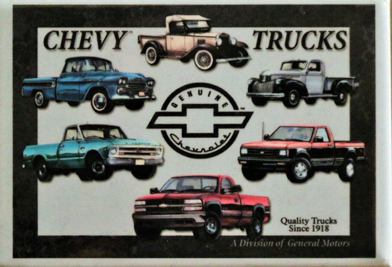 Chevy Trucks Generations FRIDGE S10 Silverado Pickup Chevrolet S