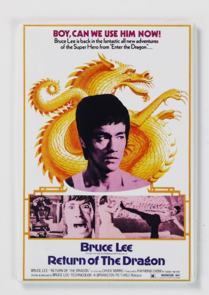 Magnets Bruce Lee Official Fridge Magnet Pack Home Kitchen