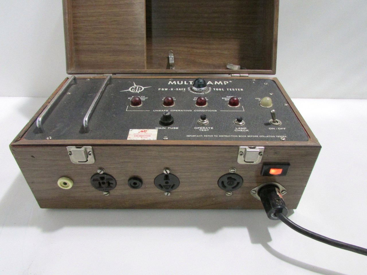 MULTIAMP POWRSAFE TOOL TESTER Premier Equipment Solutions, Inc.