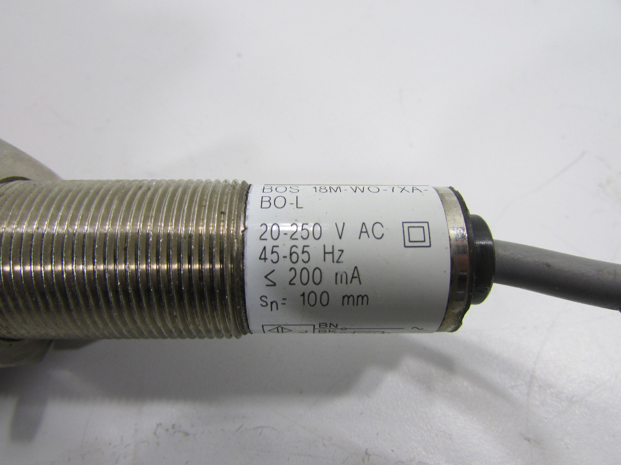 BALLUFF PHOTOELECTRIC SENSOR BOS 18MW07XABOL Premier Equipment Solutions, Inc.