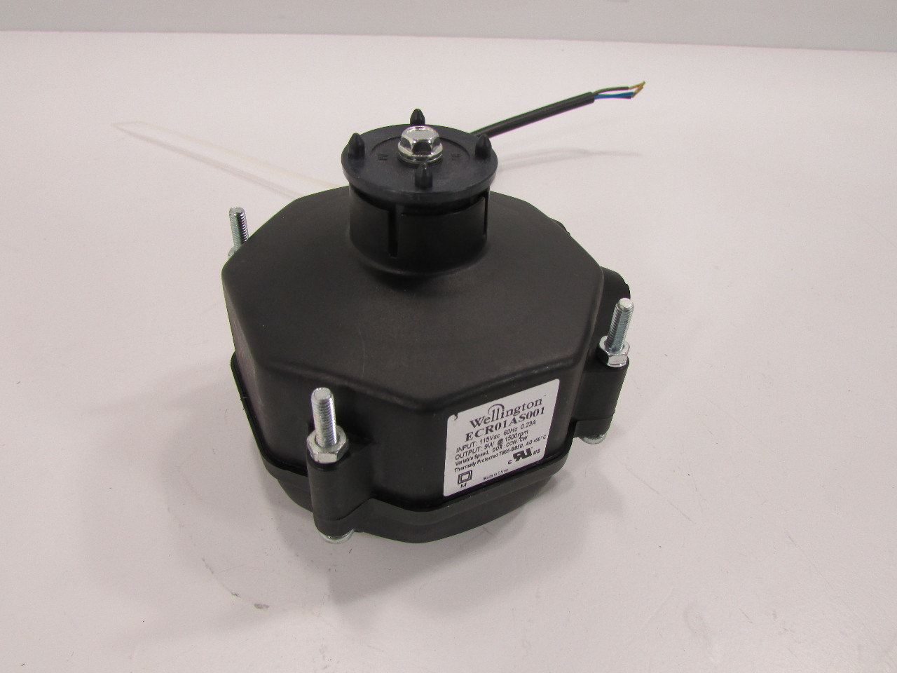 WELLINGTON REFRIGERATION FAN MOTOR ECR01AS001 115V60 HZ 9W 1500 RPM