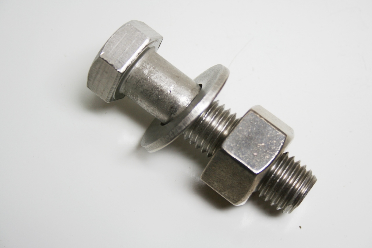 * THE S30400 STAINLESS STEEL BOLT 3/4" dia 31/4" long, NUT, WASHER, 1