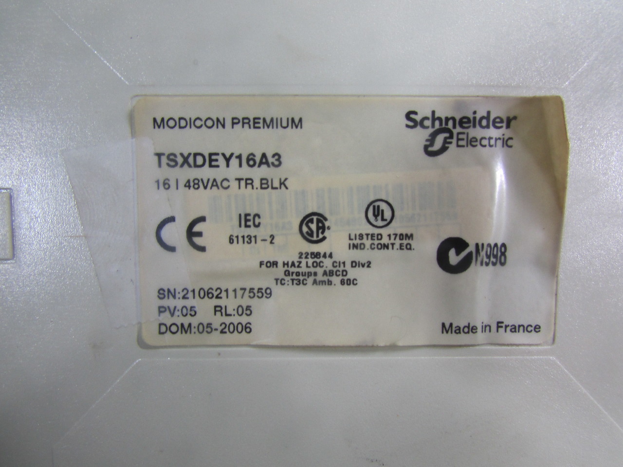 TSXDEY16A4 | Schneider Electric I/O Modules