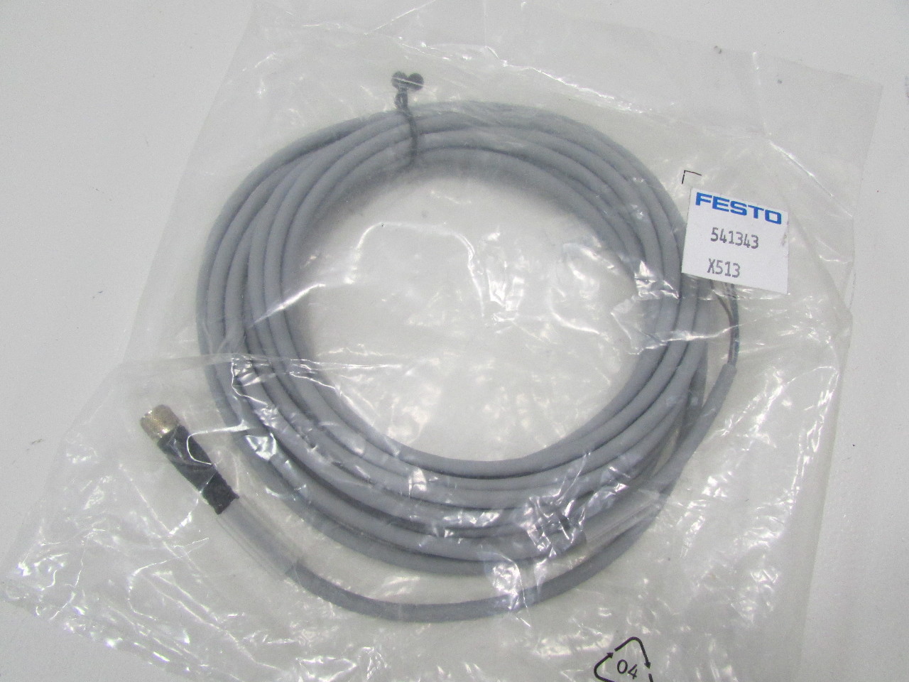 FESTO 541343 X513 QUICK DISCONNECT STRAIGHT CABLE Premier Equipment