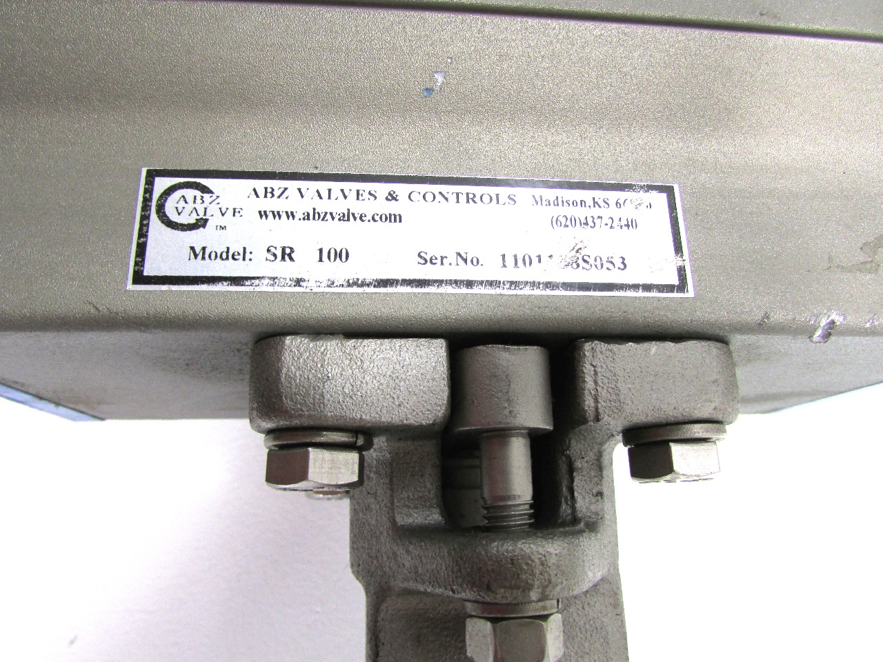 * ABZ 4" KEYSTONE CAST IRON BUTTERFLY KLOK VALVE W/ ACTUATOR SR 100 *WARRANTY* Premier