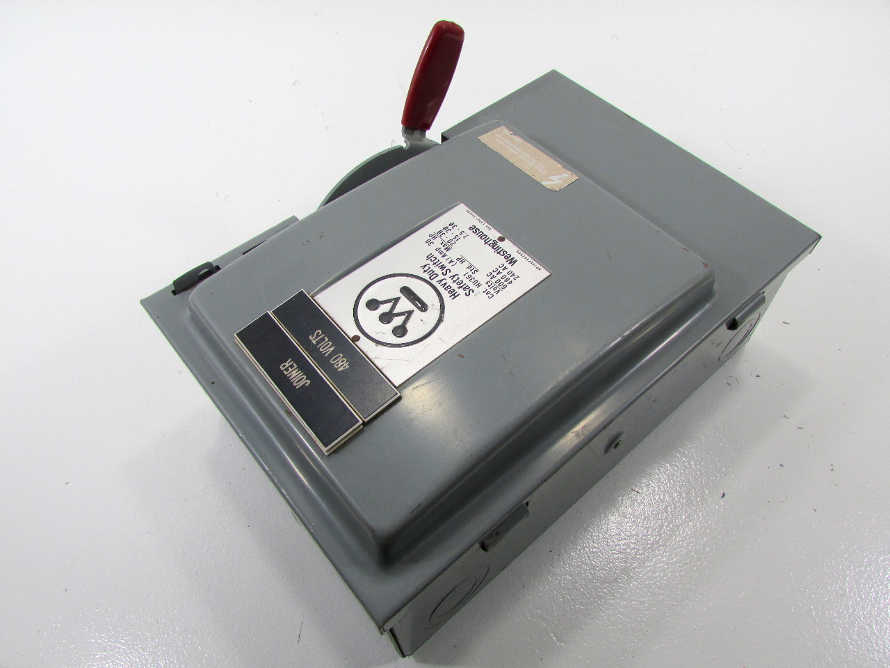 * WESTINGHOUSE HU361 30AMP 3POLE 600VAC NEMA1 NONFUS HEAVY DUTY SAFETY SWITCH Premier