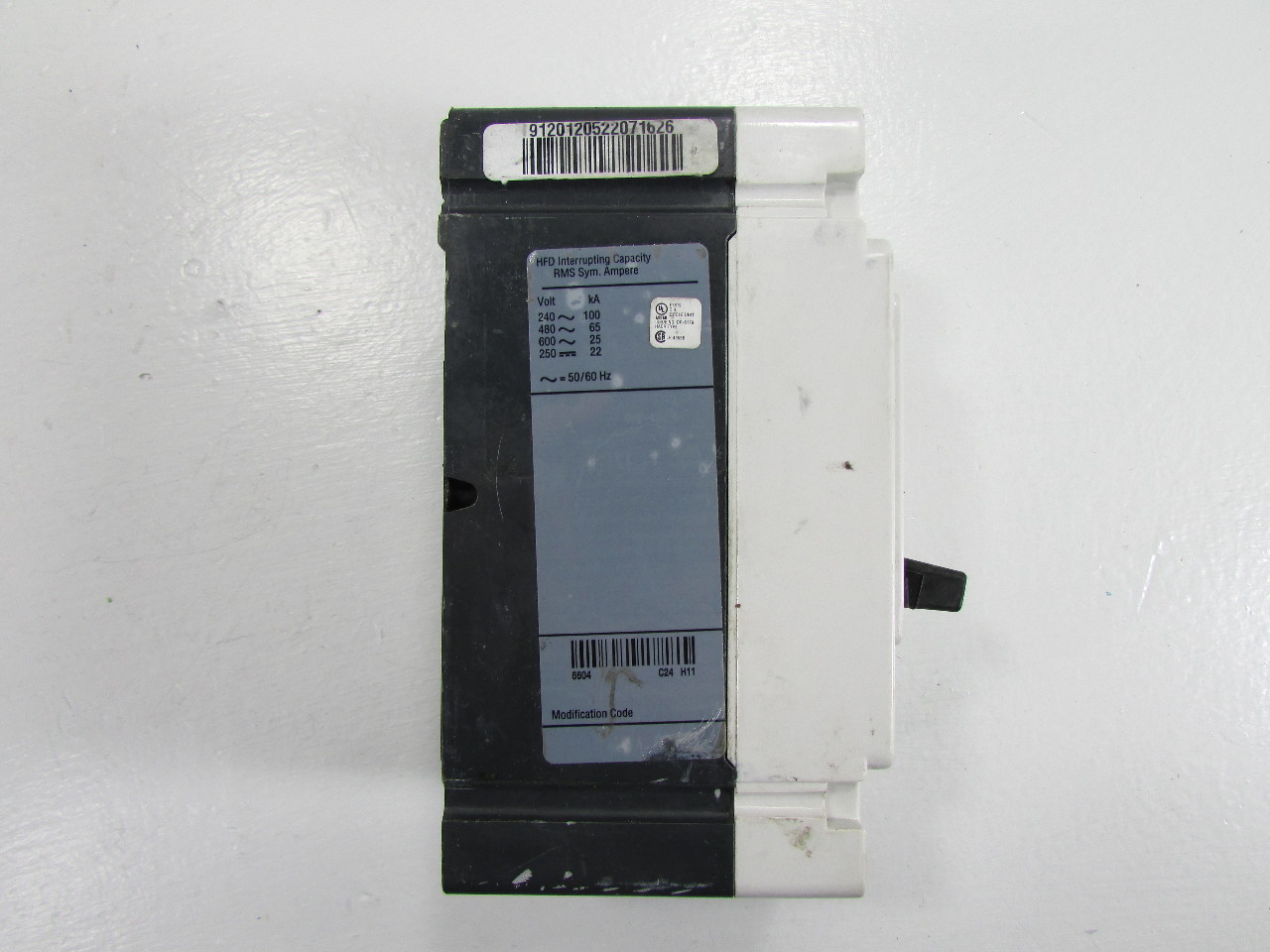 EATON HFD65k CAT HFD2200 INDUSTRIAL CIRCUIT BREAKER 200 AMPS 2 P0LES