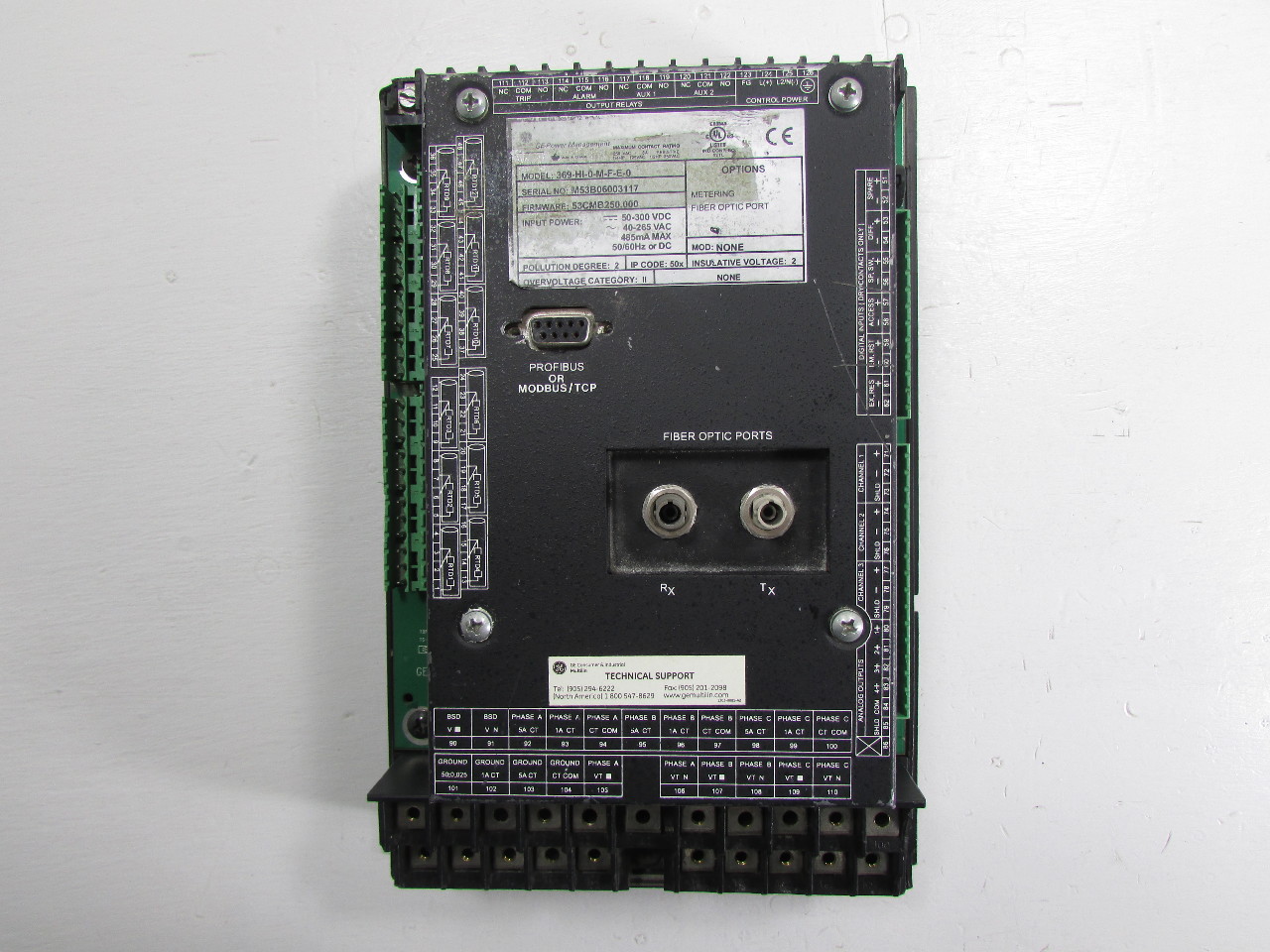 GE MULTILIN 369HI0MFE0 369 MOTOR MANAGEMENT RELAY Premier