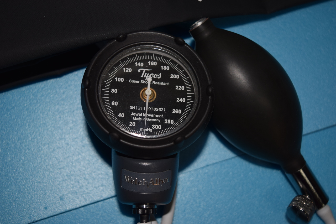 * TYCOS SUPER SHOCK RESISTANT JEWEL MOVEMENT BLOOD PRESSURE WELCH ALLYN