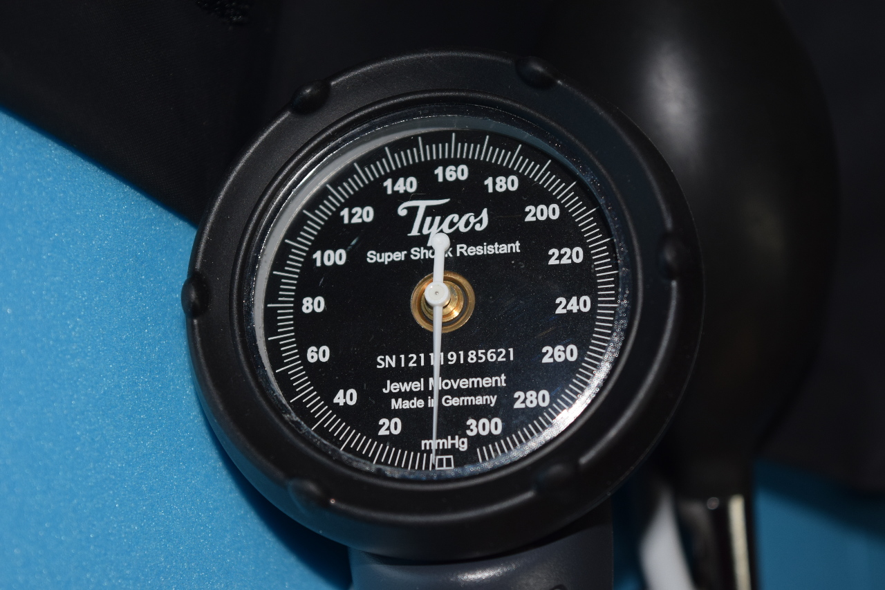 * TYCOS SUPER SHOCK RESISTANT JEWEL MOVEMENT BLOOD PRESSURE WELCH ALLYN