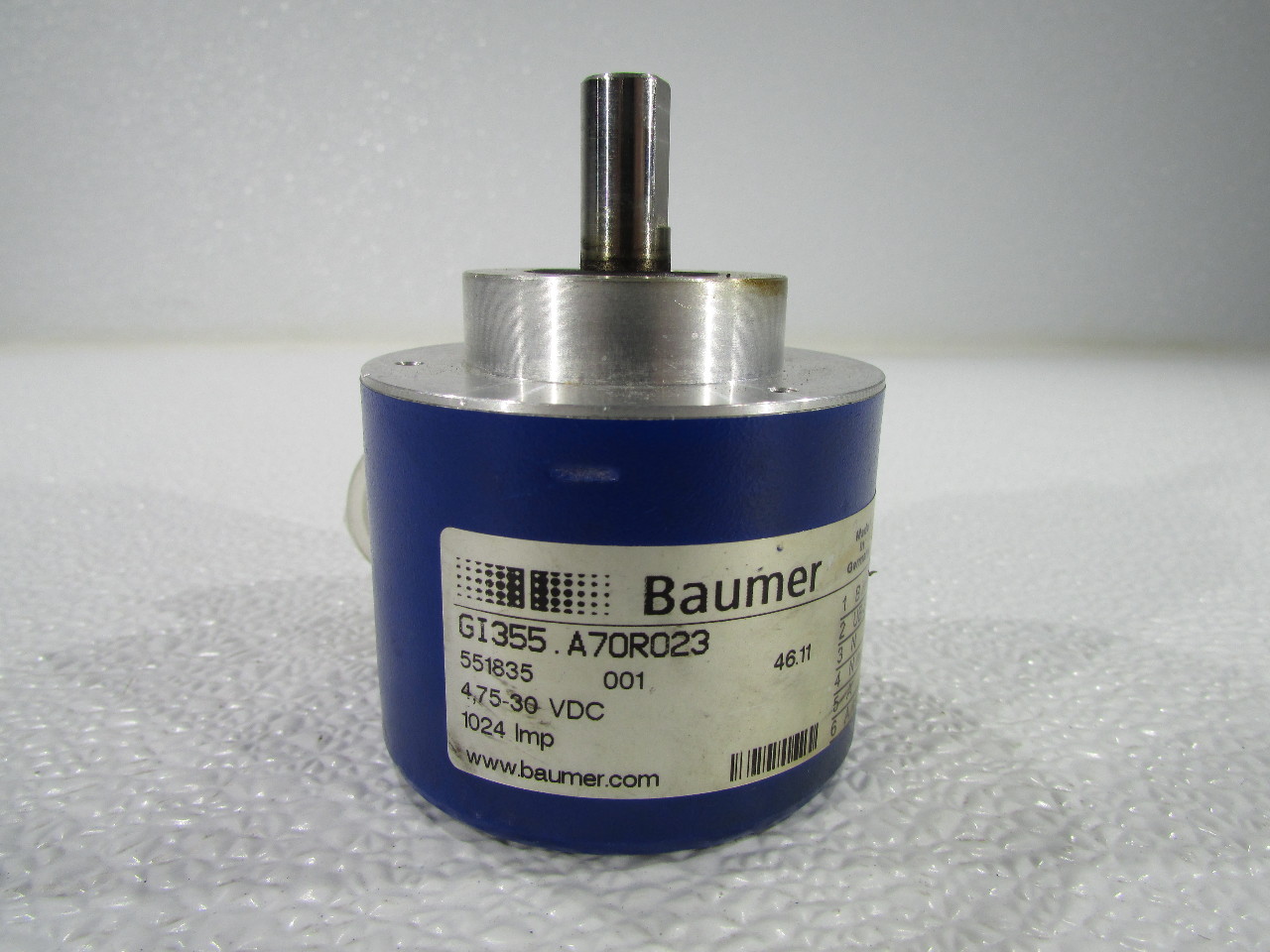 BAUMER GI355.A70R023 PLC ENCODER Premier Equipment Solutions, Inc.