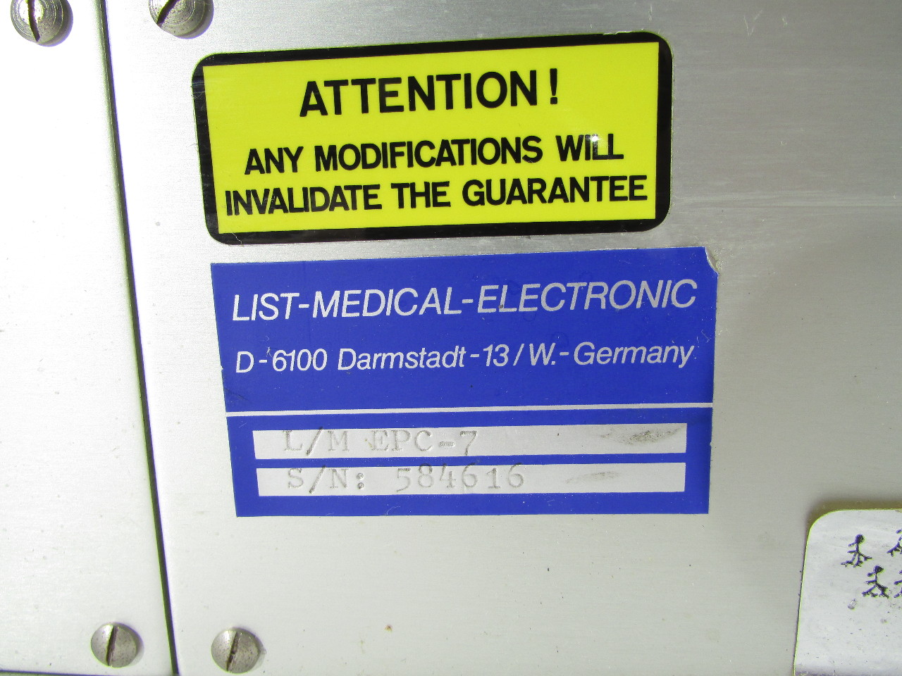 list medical electronic epc
