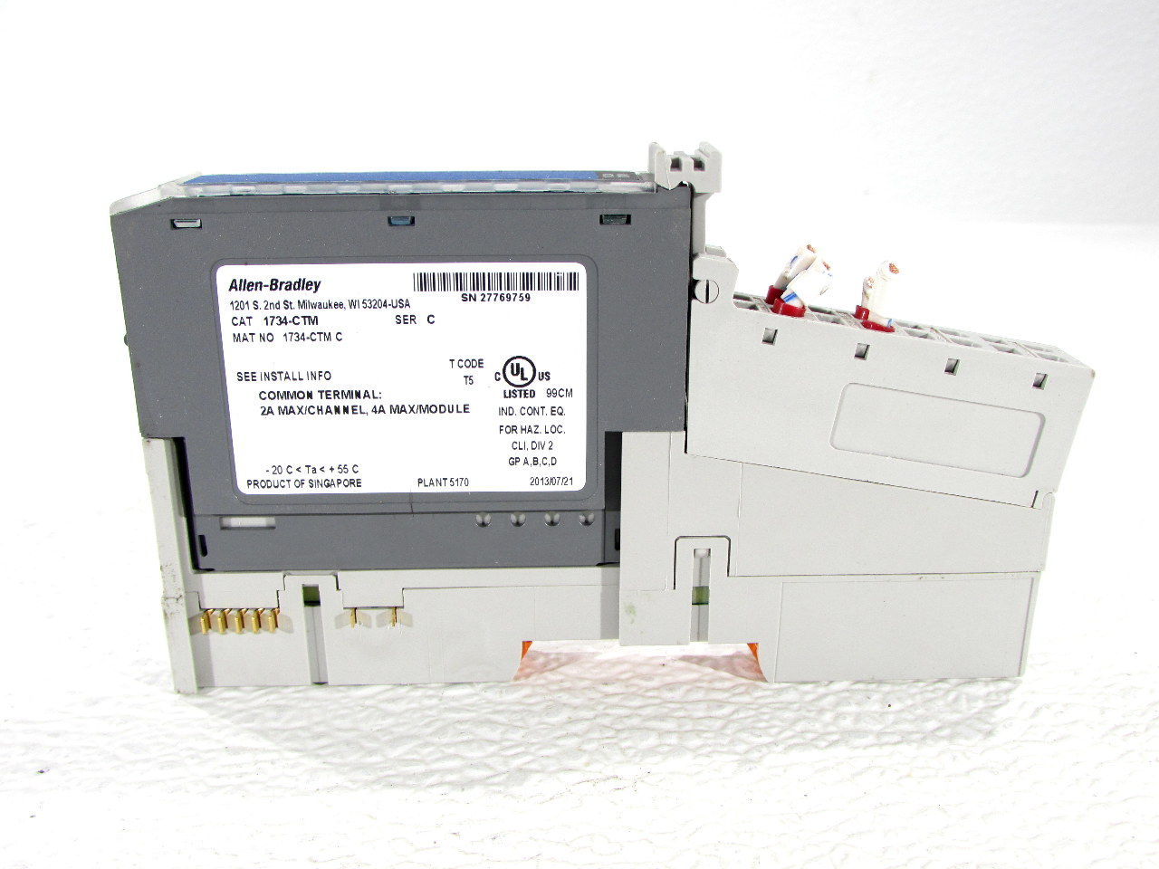 * ALLEN BRADLEY 1734CTM C COMMON TERMINAL *WARRANTY* Premier