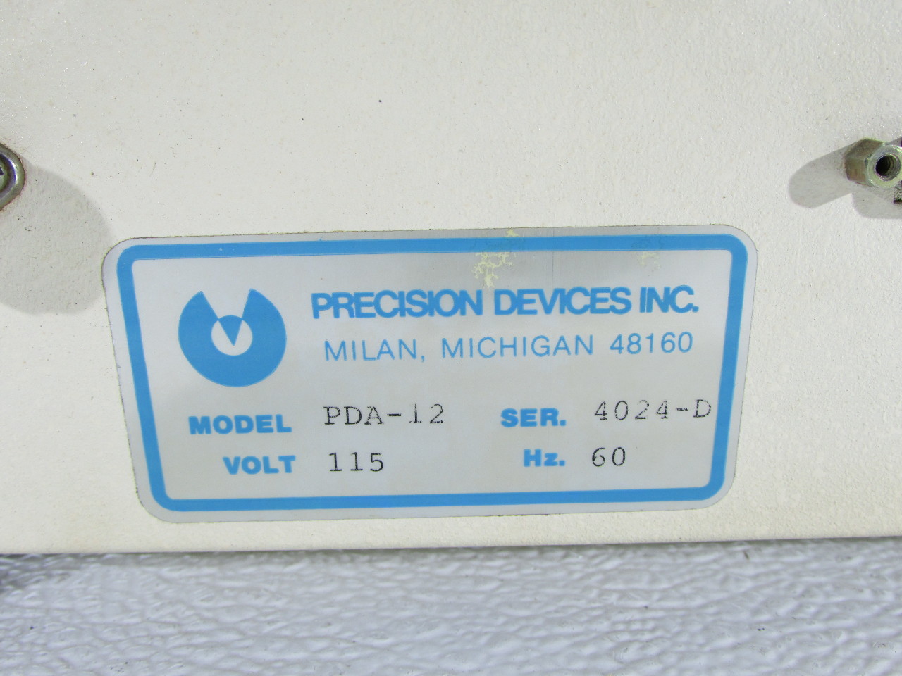 PRECISION DEVICES PDA12 DIGITAL SURFOMETER Premier Equipment