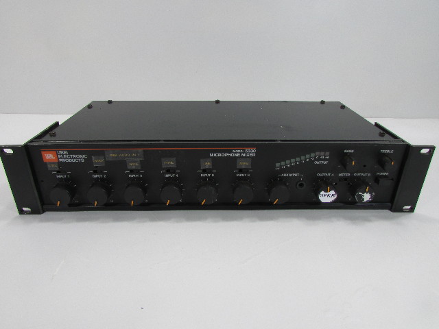 JBL UREI 5330, 6 CHANNEL MICROPHONE MIXER