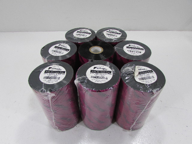 NEW LOT OF 8 PRINTRONIX WIDE SPECTRUM WAX 8300 6 INCHESx2051