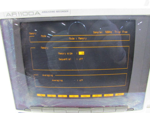 YOKOGAWA AR1100A ANALYZING RECORDER W/ CARRYING CASE