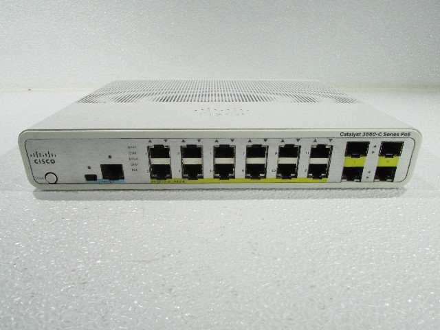 CISCO WS-C3560C-12PC-S ETHERNET SWITCH SERIES PoE
