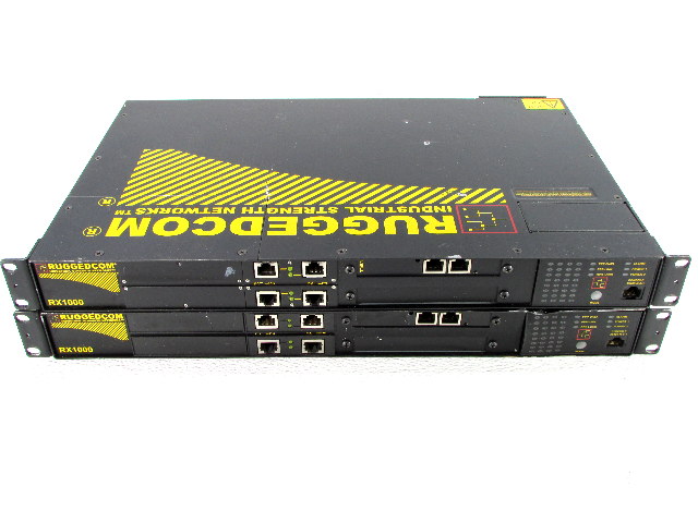 * QTY. (1) RUGGEDCOM RX1000-F-RM-48-48-XX-XX-TX01-TX01-TC2-XXX-XX INDUSTRIAL STRENGTH NETWORKS ROUTER
