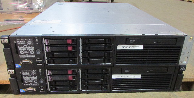 LOT OF (2) HP PROLIANT DL380 G7 6G SAS 72GB RAM SERVERS
