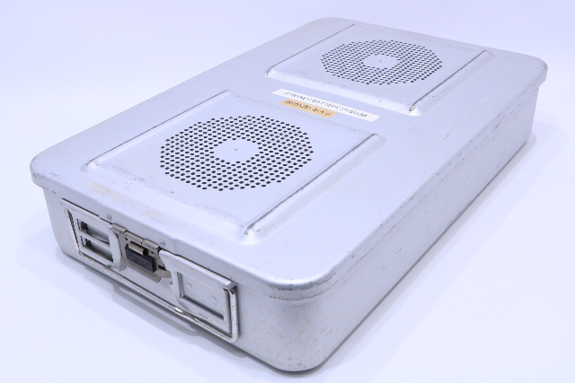 * AESCULAP JE601 JN817 STERILIZATION CONTAINER CASE 21-3/4 x 14 x 4-1/2"