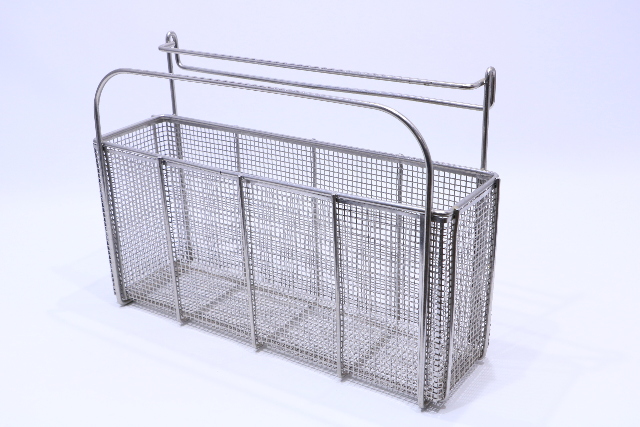 * AESCULAP STERILIZATION WIRE BASKET 18-1/2 x 5 x 8-3/4H" 12-1/2" to the TOP