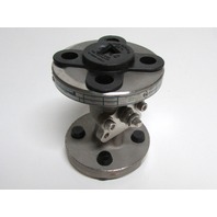 " NEW NELES-JAMESBURY IMO-50 1/2-30S 316SS 1/2"-2", 3/4"-1-1/2" FLANGED BALL VALVE