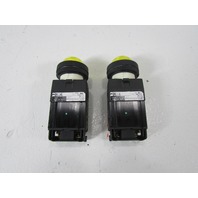 LOT OF 2 FUJI LIGHT PILOT 22MM 200V YELLOW DR22DOL-MY