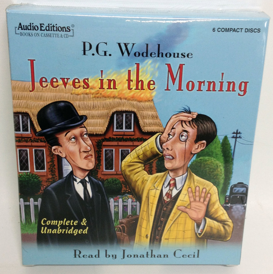NEW Jeeves in the Morning by P.G. Wodehouse Book on CD (Unabridged, Read by Jonathan Cecil)