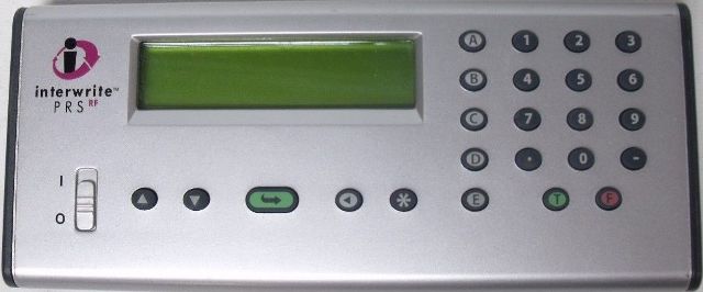 Personal Response System Classroom Clicker Interwrite PRS RF Model R1