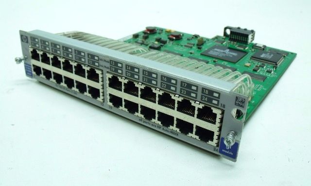 HP Procurve 10/100-TX gl J4862B 24 Port Switch Module 5065-6597