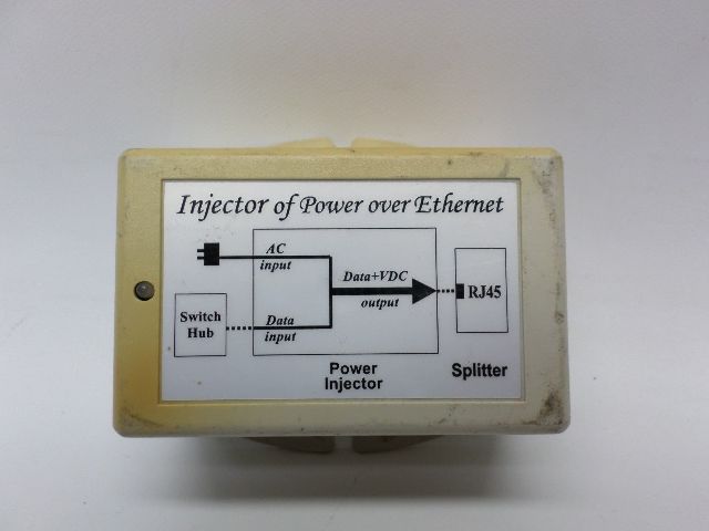 Pacific Wireless POE-48i 48 volt PoE Power over Ethernet Injector 48VDC 16W
