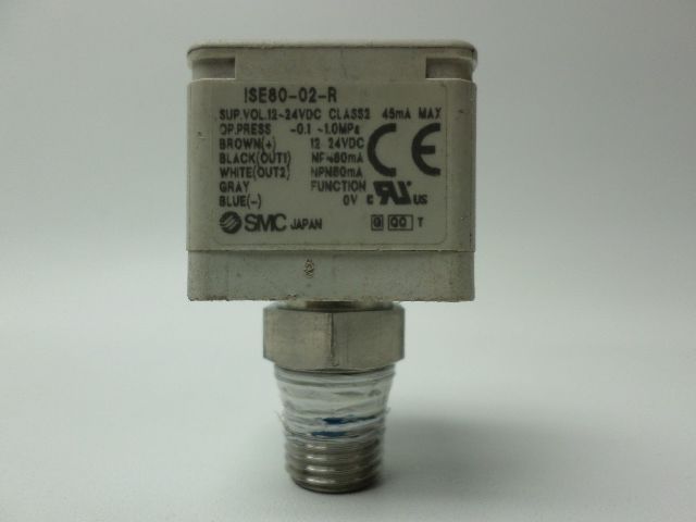 SMC ISE80-02-R Precision Digital Pressure Switch 12-24VDC Sensor