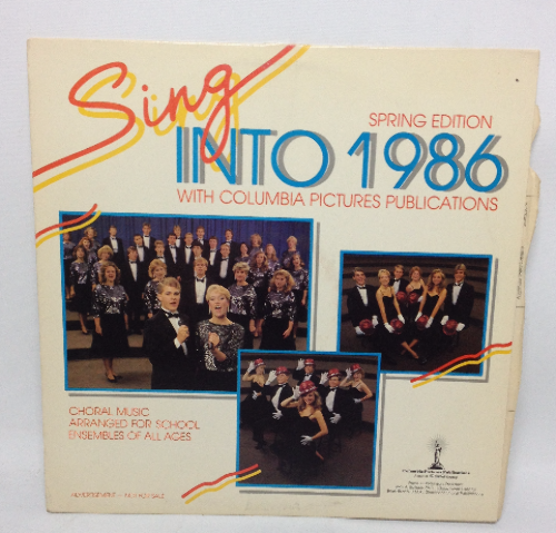VINTAGE Sing into 1986 Spring Edition LP Choral Music for School Record Vinyl