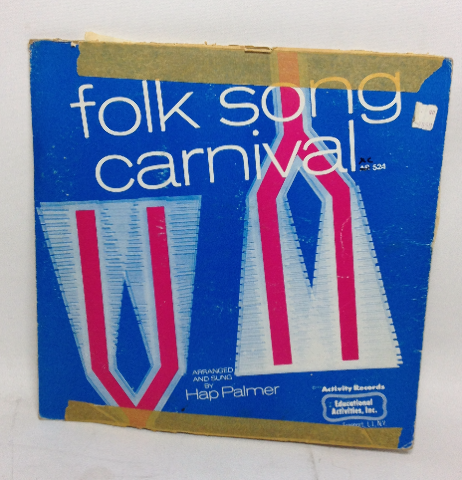 VINTAGE 1969 Folk Song Carnival Hap Palmer LP AR 524 Vinyl Record