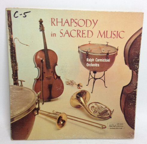 VINTAGE 1958 Rhapsody in Sacred Music RALPH CARMICHAEL LP LPS 6001 Vinyl Record