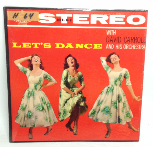 VINTAGE Let's Dance with David Carroll Orchestra LP SR-60001 Vinyl Record