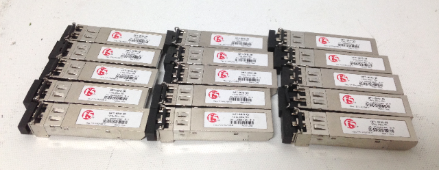 Lot Of 15 F5 OPT-00-10-00 Transciever 1.25 Gig, 850nm, 550m
