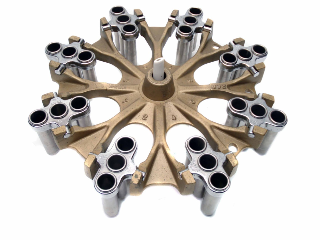 IEC CENTRIFUGUE ROTOR 269 W/ TRUNNIONS & CAT. 356 BUCKETS ElectronicDepot USA