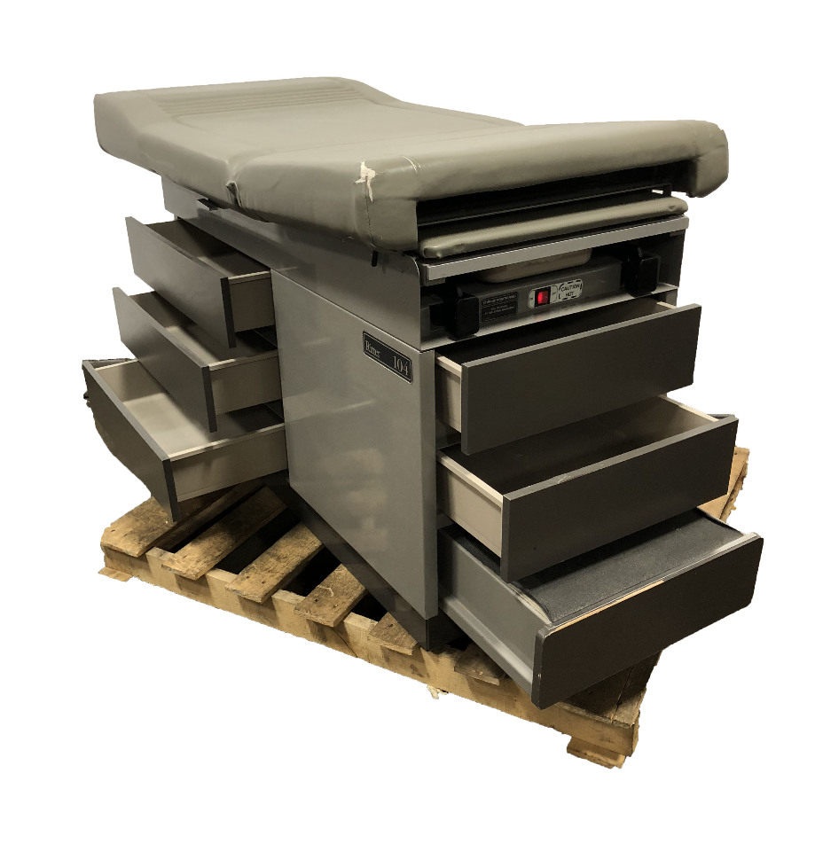 Midmark Ritter 104 Medical Patient Exam Table OBGYN Stirrups 100023