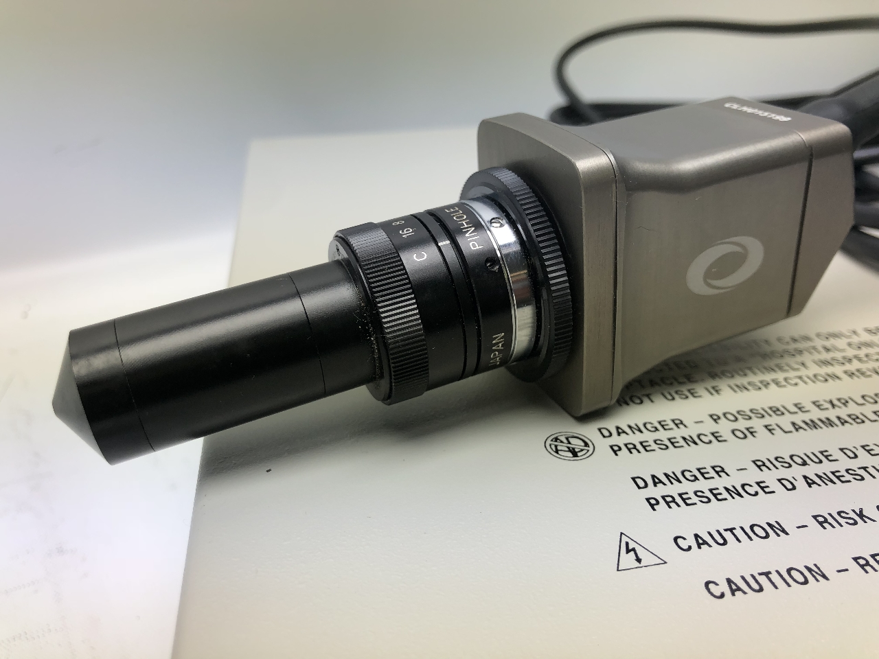 Optronics 60670 DEI750 CCU Toyo TV Lens Pinhole Microscope Camera